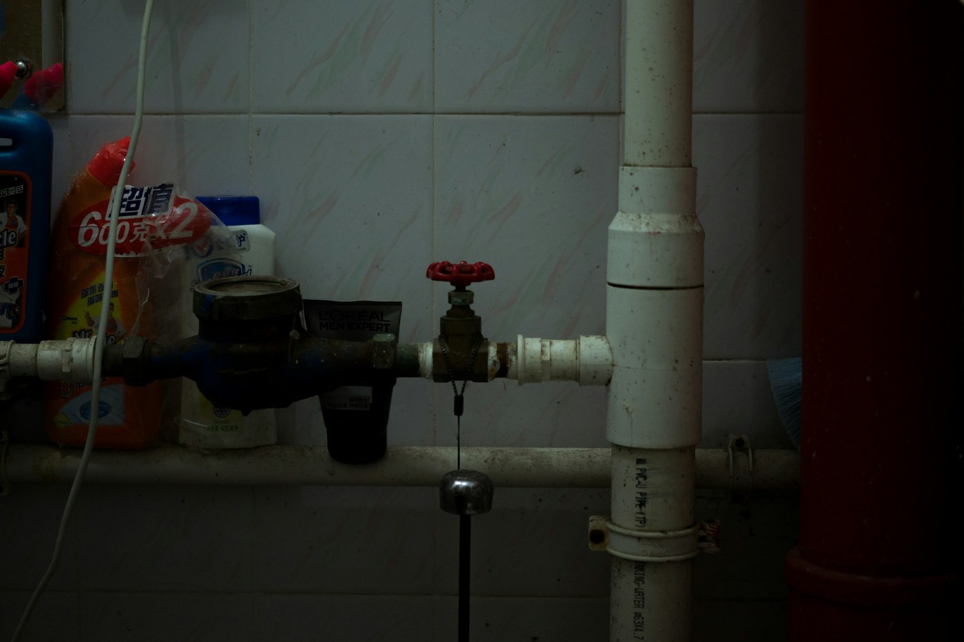 Tubature e contatore dell'acqua