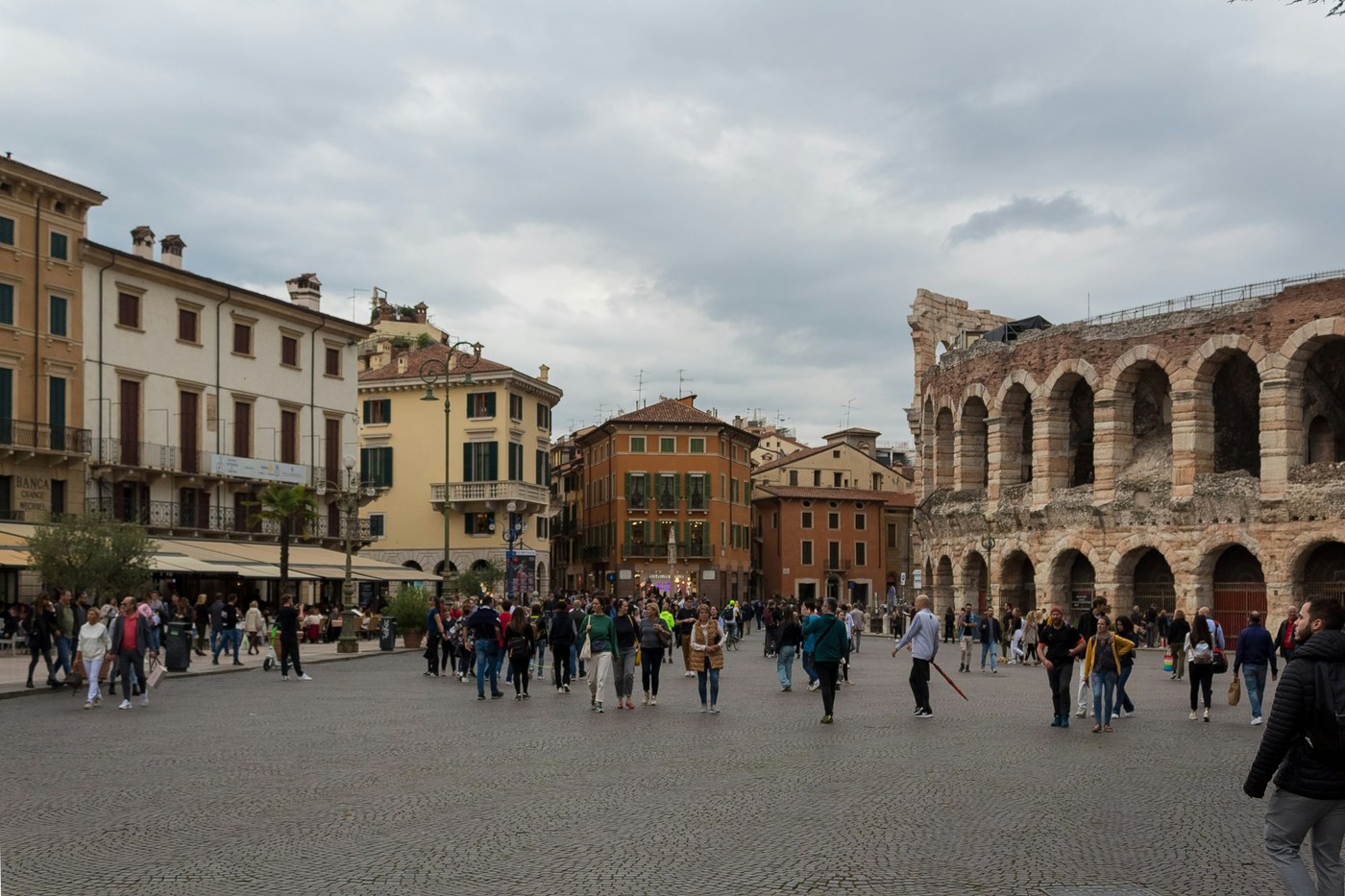 Piazza Bra e Arena di Verona